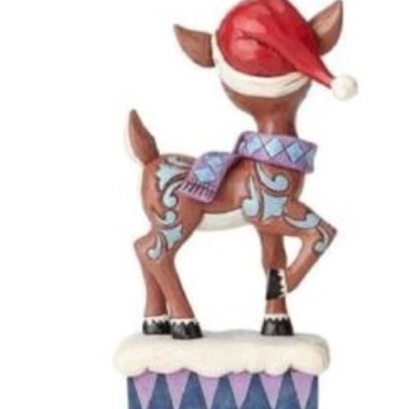 Rudolph Traditions by Jim Shore - Rudolph - Lighted - Picture 2 of 2